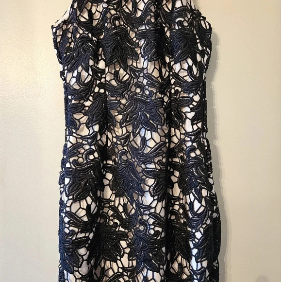 Keepsake The Label True Love Floral Halter Lace Black Cocktail Midi Dress Sz XS. - Picture 8 of 16